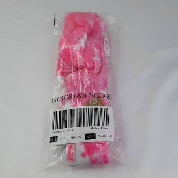 'PINK' VICTORIA'S SECRET TIE-DYE KNOTTED HEADWRAP/ BAND - Picture 15 of 16
